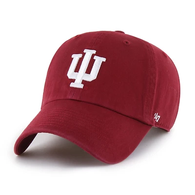 Youth '47  Crimson Indiana Hoosiers Clean Up Adjustable Hat