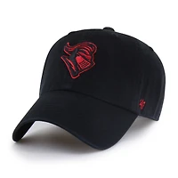 Men's '47  Black Rutgers Scarlet Knights Clean Up Adjustable Hat