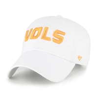Men's '47  White Tennessee Volunteers Clean Up Adjustable Hat
