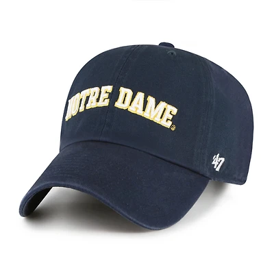 Men's '47  Navy Notre Dame Fighting Irish Clean Up Adjustable Hat