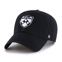 Men's '47  Black Pennsylvania Quakers Clean Up Adjustable Hat