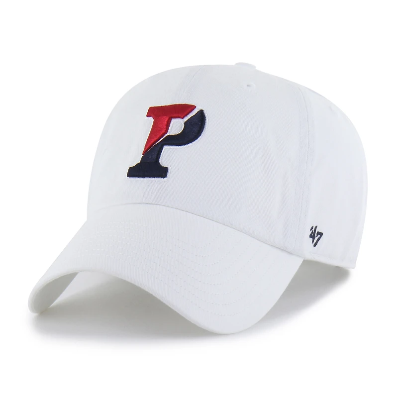 Men's '47 White Pennsylvania Quakers Clean Up Adjustable Hat