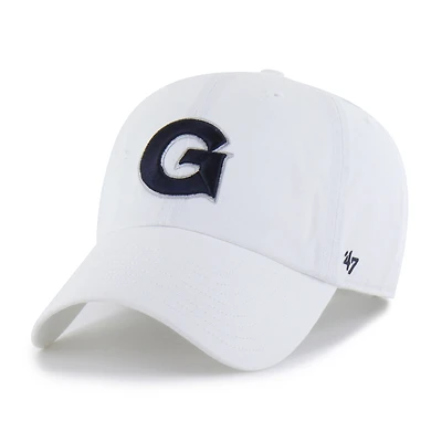 Men's '47 White Georgetown Hoyas Clean Up Adjustable Hat