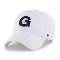 Men's '47 White Georgetown Hoyas Clean Up Adjustable Hat