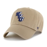 Men's '47  Khaki West Virginia Mountaineers Vault Clean Up Adjustable Hat