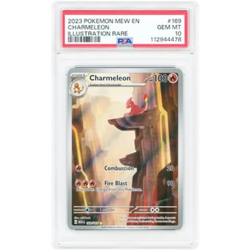 Charmeleon 2023 Pokemon 151 Illustration Rare #169 PSA Authenticated 10 Card