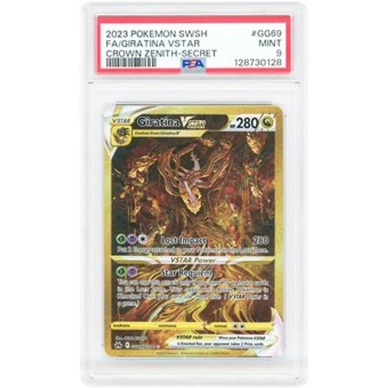 Giratina VSTAR 2023 Pokemon Crown Zenith Secret Rare #GG69 PSA Authenticated 9 Card