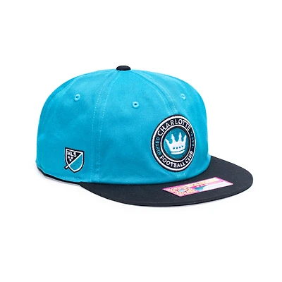 Unisex Blue/Black Charlotte FC Swingman Snapback Hat