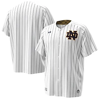 Men's Under Armour  White Notre Dame Fighting Irish Replica Baseball Jersey