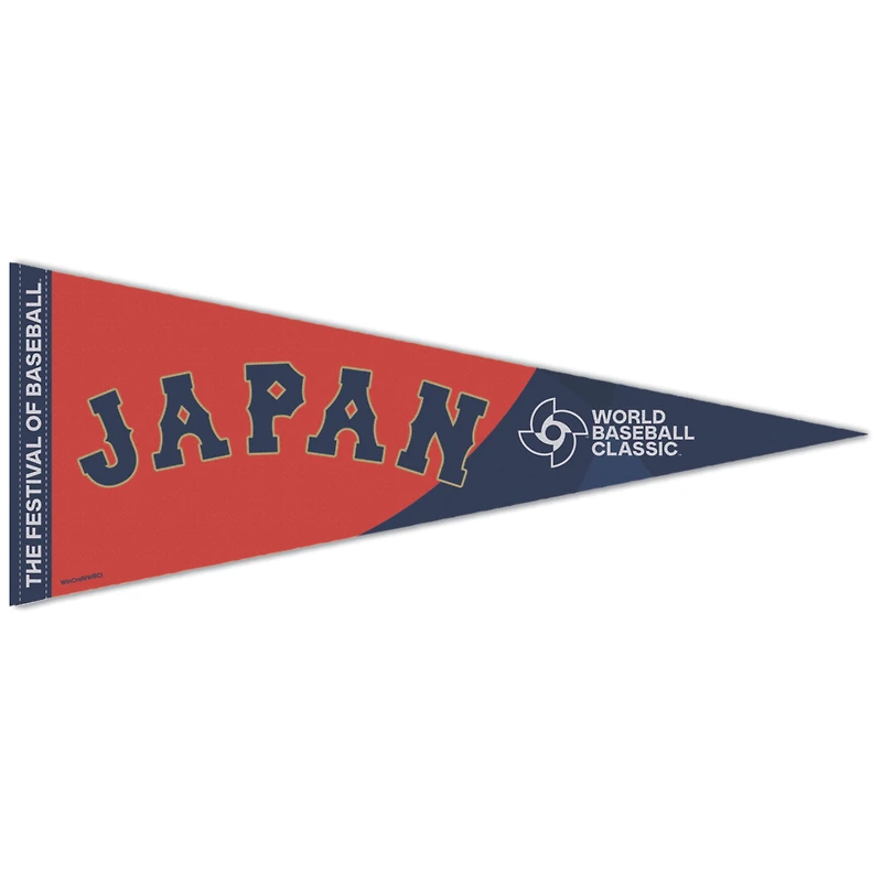 WinCraft Japan Baseball 2026 World Baseball Classic 12" x 30" Premium Pennant