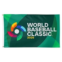 WinCraft 2026 World Baseball Classic 3' x 5' Single-Sided Deluxe Flag