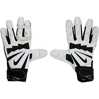 Joel Bitonio Cleveland Browns Game-Used White/Black Nike Gloves vs. Buffalo Bills on December 21, 2025