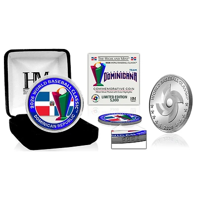 Highland Mint Dominican Republic Baseball 2026 World Baseball Classic Silver Coin