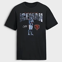 Men's Caleb Williams Black Chicago Bears Iceman T-Shirt