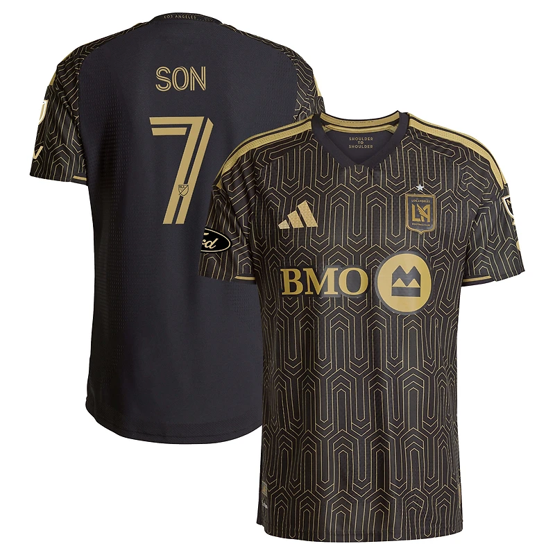 Men's adidas Son Heung-Min Black LAFC 2026 Primary Kit On-Field Authentic Patch Jersey
