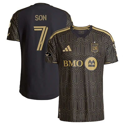 Men's adidas Son Heung-Min Black LAFC 2026 Primary Kit On-Field Authentic Patch Jersey