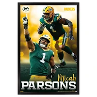 Micah Parsons Green Bay Packers 22.375" x 34" Framed Players Poster