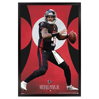 Michael Penix Jr. Atlanta Falcons 22.375" x 34" Framed Players Poster