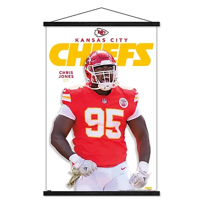 Chris Jones Kansas City Chiefs 22.375" x 34" Players Poster