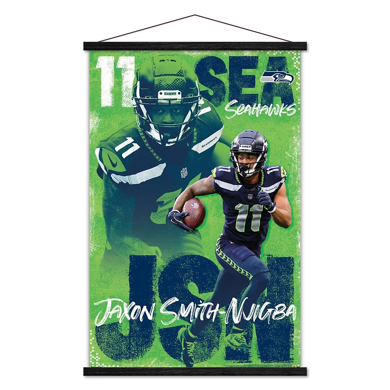 Jaxon Smith-Njigba Seattle Seahawks 22.375" x 34" Players Poster