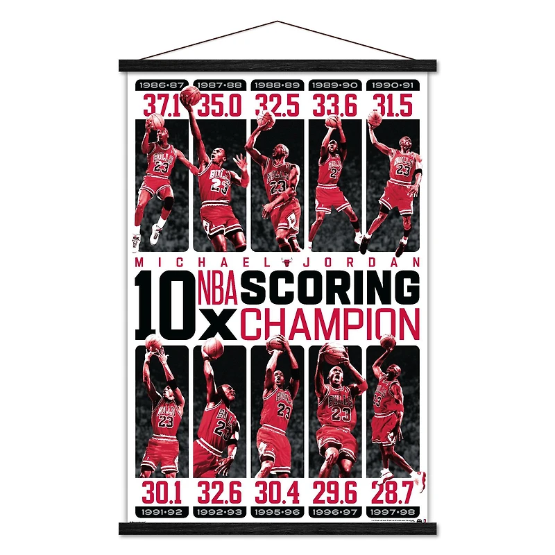 Michael Jordan Chicago Bulls 22.375" x 34" Players Poster