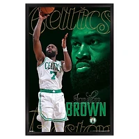 Jaylen Brown Boston Celtics 22.375" x 34" Framed Players Poster