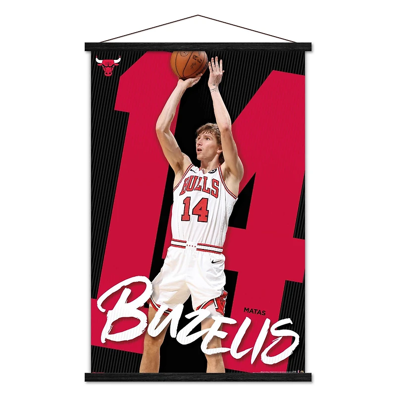 Matas Buzelis Chicago Bulls 22.375" x 34" Players Poster