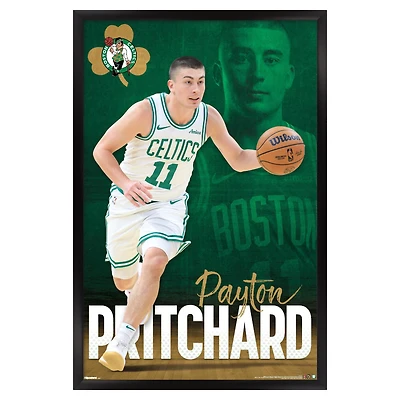 Payton Pritchard Boston Celtics 22.375" x 34" Framed Players Poster