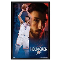 Chet Holmgren Oklahoma City Thunder 22.375" x 34" Framed Players Poster