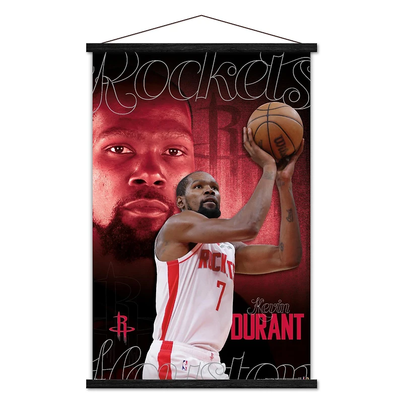 Kevin Durant Houston Rockets 22.375" x 34" Players Poster
