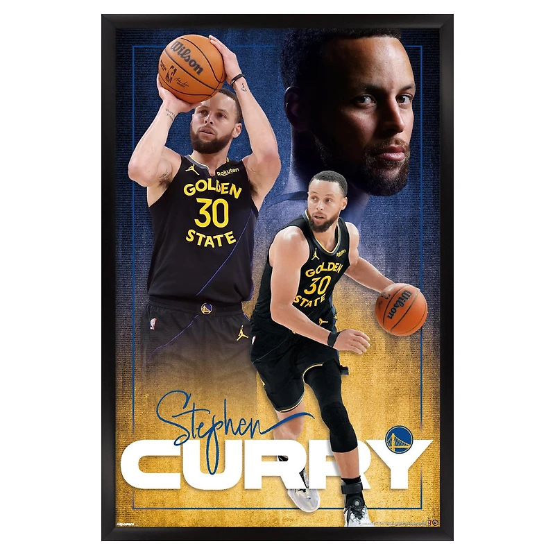 Stephen Curry Golden State Warriors 22.375" x 34" Framed Players Poster