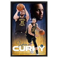 Stephen Curry Golden State Warriors 22.375" x 34" Framed Players Poster