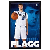 Cooper Flagg Dallas Mavericks 22.375" x 34" Framed Players Poster