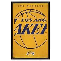 Los Angeles Lakers 22.375" x 34" Framed Poster