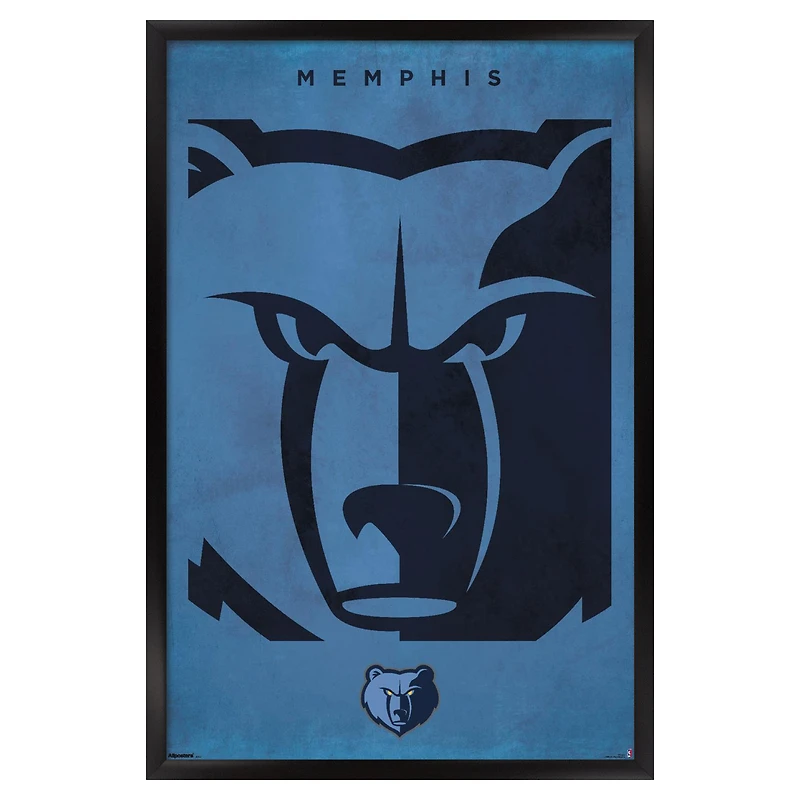 Memphis Grizzlies 22.375" x 34" Framed Poster