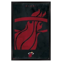 Miami Heat 22.375" x 34" Framed Poster