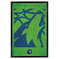 Minnesota Timberwolves 22.375" x 34" Framed Poster