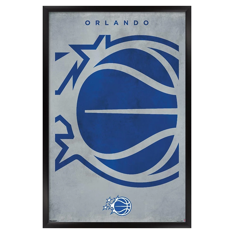 Orlando Magic 22.375" x 34" Framed Poster