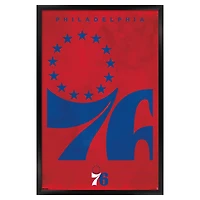 Philadelphia 76ers 22.375" x 34" Framed Poster