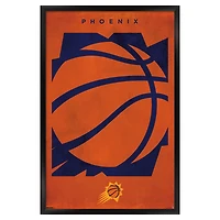 Phoenix Suns 22.375" x 34" Framed Poster