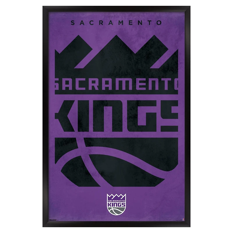 Sacramento Kings 22.375" x 34" Framed Poster