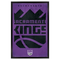 Sacramento Kings 22.375" x 34" Framed Poster