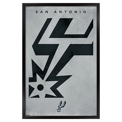 San Antonio Spurs 22.375" x 34" Framed Poster