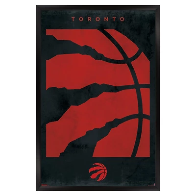 Toronto Raptors 22.375" x 34" Framed Poster