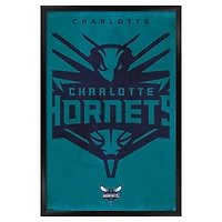 Charlotte Hornets 22.375" x 34" Framed Poster
