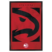 Atlanta Hawks 22.375" x 34" Framed Poster