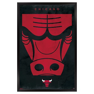 Chicago Bulls 22.375" x 34" Framed Poster