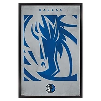 Dallas Mavericks 22.375" x 34" Framed Poster
