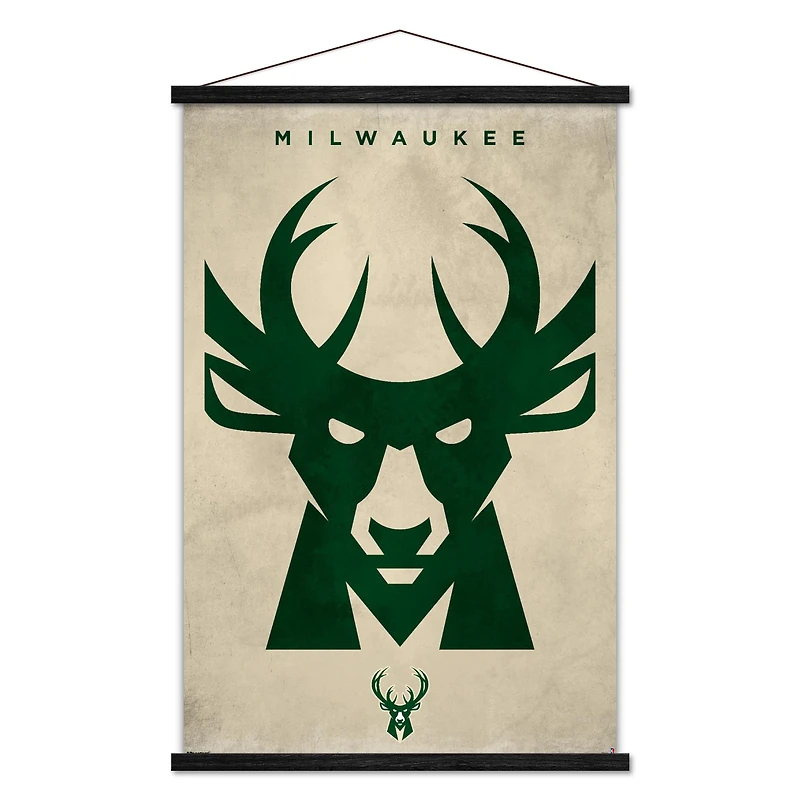 Milwaukee Bucks 22.375" x 34" Poster