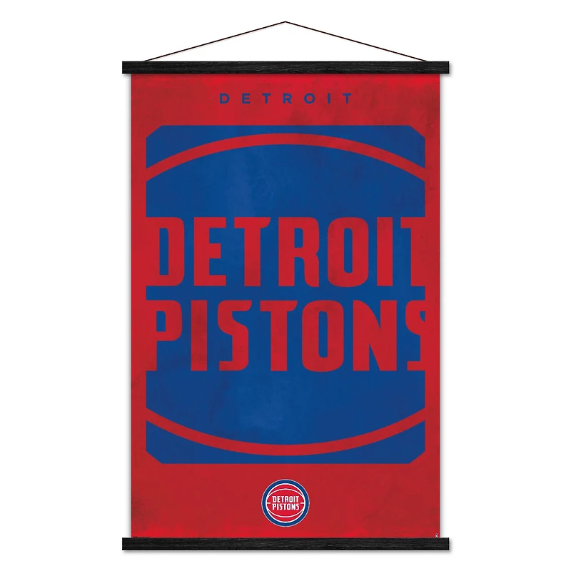 Detroit Pistons 22.375" x 34" Poster